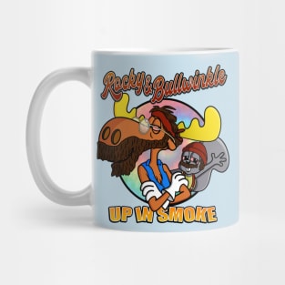 Funny Retro Up In Smoke design Mug